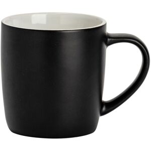 Argon Tableware Black 350ml Porcelain Coffee Mug - Modern Style Argon Tableware Black 350ml Porcelain Coffee Mug - Modern Style