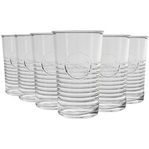 Bormioli Rocco Officina 1825 Highball Glasses - 475ml - Pack of 24 in Clear Clear Bormioli Rocco Officina 1825 Highball Glasses - 475ml - Pack of 24 in Clear Clear