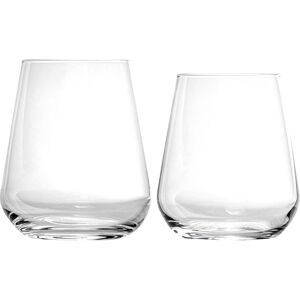 Bormioli Rocco Inalto Uno Stemless Glassware 12 Piece Set in Clear Clear Bormioli Rocco Inalto Uno Stemless Glassware 12 Piece Set in Clear Clear
