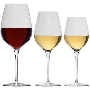Bormioli Rocco Inalto Tre Sensi Wine Glasses 18pc Set in Clear Clear Bormioli Rocco Inalto Tre Sensi Wine Glasses 18pc Set in Clear Clear