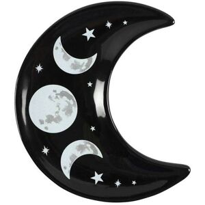 KDMD Crescent Moon Trinket Dish in Black Black KDMD Crescent Moon Trinket Dish in Black Black