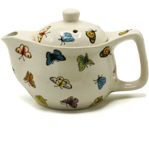 KDMD Small Herbal Teapot - Butterflies Multicolor KDMD Small Herbal Teapot - Butterflies Multicolor