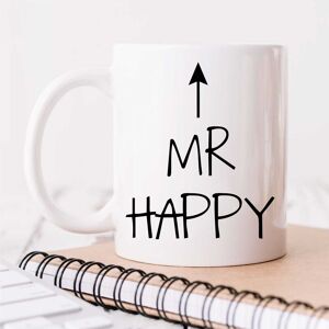 60 SECOND MAKEOVER Men's Mr Happy Mug in White White 60 SECOND MAKEOVER Men's Mr Happy Mug in White White