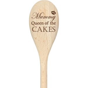 60 SECOND MAKEOVER Mummy Queen Of The Cakes Spoon Funny Wooden Spoon in Beige Beige 60 SECOND MAKEOVER Mummy Queen Of The Cakes Spoon Funny Wooden Spoon in Beige Beige