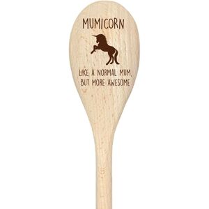 60 SECOND MAKEOVER Mum Unicorn Spoon Funny Wooden Spoon in Beige Beige 60 SECOND MAKEOVER Mum Unicorn Spoon Funny Wooden Spoon in Beige Beige