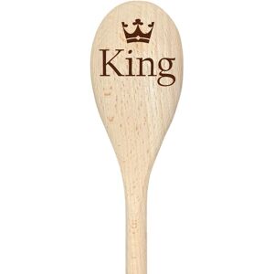 60 SECOND MAKEOVER King Spoon Funny Wooden Spoon in Beige Beige 60 SECOND MAKEOVER King Spoon Funny Wooden Spoon in Beige Beige