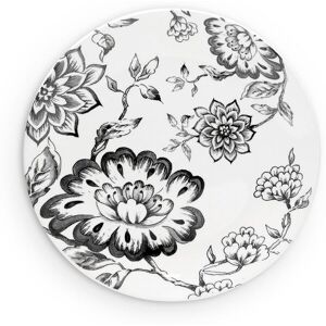Wade Albert White Botanical Night Dinner Plate, Black WA967021BLK Size: 120 Black 120 Wade Albert White Botanical Night Dinner Plate, Black WA967021BLK Size: 120 Black 120