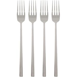 Argon Tableware Stainless Steel Dinner Forks - 19.5cm - Pack of 4 in Silver Silver Argon Tableware Stainless Steel Dinner Forks - 19.5cm - Pack of 4 in Silver Silver
