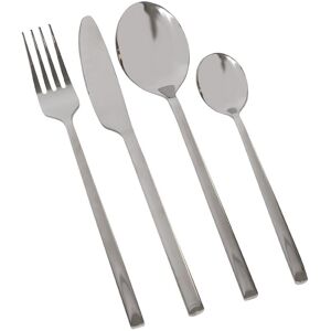 Argon Tableware 32pc Stainless Steel Cutlery Set in Silver Silver Argon Tableware 32pc Stainless Steel Cutlery Set in Silver Silver