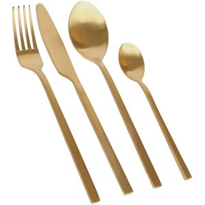 Argon Tableware 32pc Stainless Steel Cutlery Set in Gold Gold Argon Tableware 32pc Stainless Steel Cutlery Set in Gold Gold