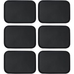 Argon Tableware Rectangle Non-Slip Serving Trays - 35.5cm x 25cm - Black - Pack of 6 Size: 35.5 cm x 25 cm Black 35.5 cm x 25 cm Argon Tableware Rectangle Non-Slip Serving Trays - 35.5cm x 25cm - Black - Pack of 6 Size: 35.5 cm x 25 cm Black 35.5 cm x 25 cm
