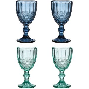 Dibor Set of 4 Vintage Luxury Sapphire Blue & Turquoise Drinking Wine Glass Wine Goblets Festive Christmas Decor Glassware 350ml Size: 4 Pack Blue 4 Pack Dibor Set of 4 Vintage Luxury Sapphire Blue & Turquoise Drinking Wine Glass Wine Goblets Festive Christmas Decor Glassware 350ml Size: 4 Pack Blue 4 Pack