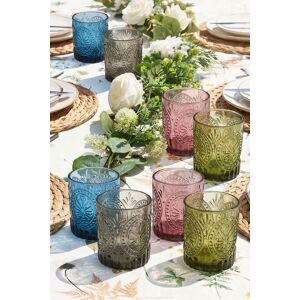 Dibor Set of 4 Luxury Mix-Match Spring Summer Embossed Short Drinking Glass Tumblers Wedding Gift 300ml Size: 4 Pack Multicolor 4 Pack Dibor Set of 4 Luxury Mix-Match Spring Summer Embossed Short Drinking Glass Tumblers Wedding Gift 300ml Size: 4 Pack Multicolor 4 Pack