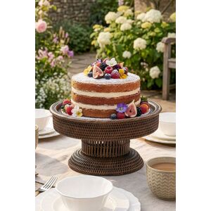 Dibor Premium Natural Rattan Brown Display Christmas Table Decor Cake Stand Brown Dibor Premium Natural Rattan Brown Display Christmas Table Decor Cake Stand Brown