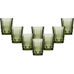 Dibor Set of 8 Vintage Luxury Green Drinking Glass Whiskey Glass Tumblers Wine Goblets Festive Christmas Decor Glassware 240ml Size: 8 Pack Green 8 Pack Dibor Set of 8 Vintage Luxury Green Drinking Glass Whiskey Glass Tumblers Wine Goblets Festive Christmas Decor Glassware 240ml Size: 8 Pack Green 8 Pack