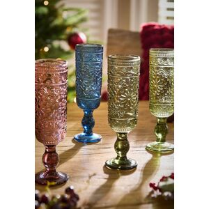 Dibor Set of 4 Vintage Style Fontaine Colorful Embossed Champagne Flutes Glasses Festive Christmas Decor Glassware 200ml Size: 4 Pack Multicolor 4 Pack Dibor Set of 4 Vintage Style Fontaine Colorful Embossed Champagne Flutes Glasses Festive Christmas Decor Glassware 200ml Size: 4 Pack Multicolor 4 Pack