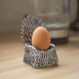 Marco Paul Novelty Game of Thrones Egg Cup in Silver Silver Marco Paul Novelty Game of Thrones Egg Cup in Silver Silver