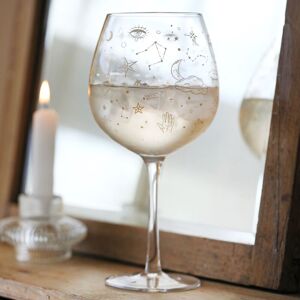 Lisa Angel Women's Gold Celestial Balloon Gin Glass in Clear Clear Lisa Angel Women's Gold Celestial Balloon Gin Glass in Clear Clear