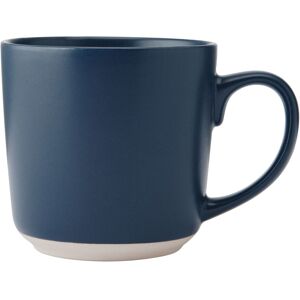 La Cafetiere Ceramic Mug, Navy, 350ml, Labelled in Blue Blue La Cafetiere Ceramic Mug, Navy, 350ml, Labelled in Blue Blue