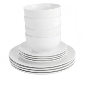 simpa White Porcelain Dinnerware Set Size: 12 Pack White 12 Pack simpa White Porcelain Dinnerware Set Size: 12 Pack White 12 Pack