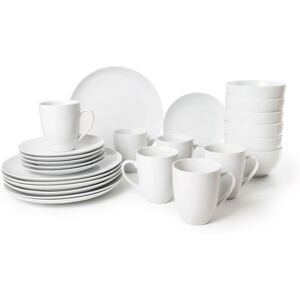 simpa White Porcelain Dinnerware Set Size: 24 Pack White 24 Pack simpa White Porcelain Dinnerware Set Size: 24 Pack White 24 Pack