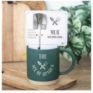 KDMD Ace of Spades Mug with Spade Spoon in Teal Teal KDMD Ace of Spades Mug with Spade Spoon in Teal Teal