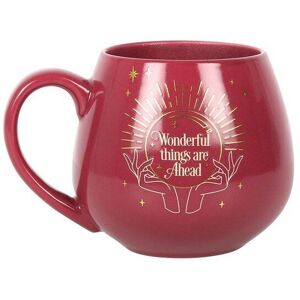 KDMD Pink Fortune Teller Colour Changing Mug in Red Red KDMD Pink Fortune Teller Colour Changing Mug in Red Red