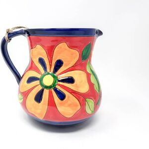 Verano Spanish Ceramics Signature Flowers Hand Painted Ceramic Kitchen Dining Large Pourer Jug 1.5L (H) 19cm Multicolor Verano Spanish Ceramics Signature Flowers Hand Painted Ceramic Kitchen Dining Large Pourer Jug 1.5L (H) 19cm Multicolor