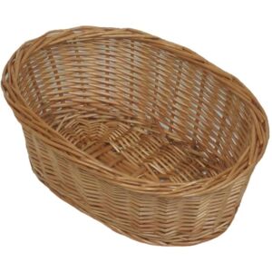Red Hamper Wicker Oval Tray in Brown Brown Red Hamper Wicker Oval Tray in Brown Brown