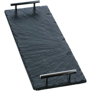 Selbrae House Slate Serving Tray - Small - Plain Handles - Gift Boxed in Dark Grey Size: 1 Pack Dark Grey 1 Pack Selbrae House Slate Serving Tray - Small - Plain Handles - Gift Boxed in Dark Grey Size: 1 Pack Dark Grey 1 Pack