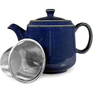 Scandi Home Frederiksberg Navy Blue Reactive Glaze Ceramic 1L Infuser Teapot Navy Scandi Home Frederiksberg Navy Blue Reactive Glaze Ceramic 1L Infuser Teapot Navy