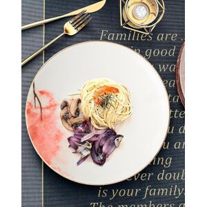 London Boutique Dinner Plates, Premium Quality Fine China Dinner Plates Set of 4 small plates 8 inch in White Size: 1000L White 1000L London Boutique Dinner Plates, Premium Quality Fine China Dinner Plates Set of 4 small plates 8 inch in White Size: 1000L White 1000L