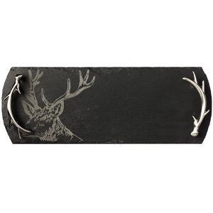 Selbrae House Slate Serving Tray - Small - Stag in Dark Grey Size: 1 Pack Dark Grey 1 Pack Selbrae House Slate Serving Tray - Small - Stag in Dark Grey Size: 1 Pack Dark Grey 1 Pack