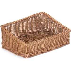 Red Hamper Wicker Light Steamed Display Tray in Brown Brown Red Hamper Wicker Light Steamed Display Tray in Brown Brown