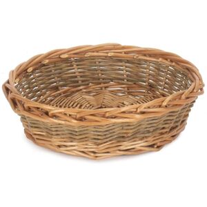 Red Hamper Wicker Unpeeled Willow Round Tray in Brown Brown Red Hamper Wicker Unpeeled Willow Round Tray in Brown Brown