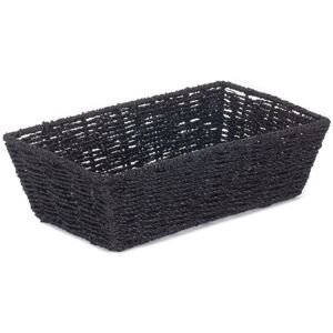 Red Hamper Black Paper Rope Tray Black Red Hamper Black Paper Rope Tray Black