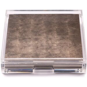 Posh Trading Company Placebox Clear Silver Leaf - Chic Matte Taupe Size: 6 Pack Taupe 6 Pack Posh Trading Company Placebox Clear Silver Leaf - Chic Matte Taupe Size: 6 Pack Taupe 6 Pack