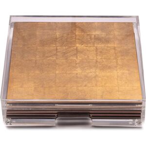 Posh Trading Company Placebox Clear Silver Leaf - Chic Matte Gold Size: 6 Pack Gold 6 Pack Posh Trading Company Placebox Clear Silver Leaf - Chic Matte Gold Size: 6 Pack Gold 6 Pack