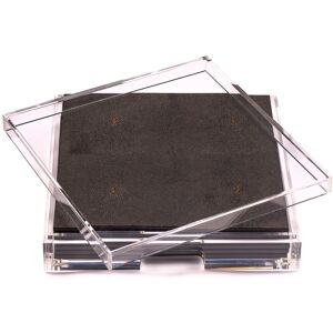 Posh Trading Company Placebox Clear - Faux Shagreen Chocolate in Brown Size: 6 Pack Brown 6 Pack Posh Trading Company Placebox Clear - Faux Shagreen Chocolate in Brown Size: 6 Pack Brown 6 Pack