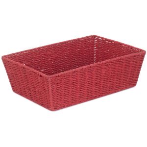 Red Hamper Red Paper Rope Tray Red Red Hamper Red Paper Rope Tray Red