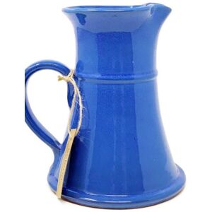 Verano Spanish Ceramics Selena Glazed Hand Dipped Kitchen Dining Large Flat Based Jug 1L (H) 20cm in Blue Blue Verano Spanish Ceramics Selena Glazed Hand Dipped Kitchen Dining Large Flat Based Jug 1L (H) 20cm in Blue Blue