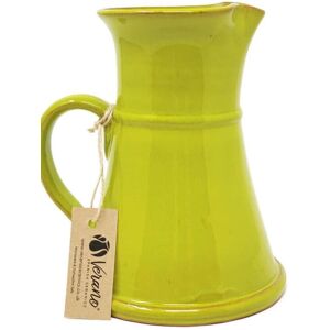 Verano Spanish Ceramics Selena Glazed Hand Dipped Kitchen Dining Large Flat Based Jug 1L (H) 20cm in Lime Lime Verano Spanish Ceramics Selena Glazed Hand Dipped Kitchen Dining Large Flat Based Jug 1L (H) 20cm in Lime Lime