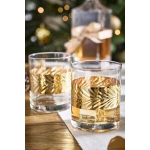 Dibor Set of 2 Gold Leaf Drinking Glass Whisky Glass Tumblers Wine Goblets Festive Christmas Decor Glassware 400ml Size: 2 Pack Gold 2 Pack Dibor Set of 2 Gold Leaf Drinking Glass Whisky Glass Tumblers Wine Goblets Festive Christmas Decor Glassware 400ml Size: 2 Pack Gold 2 Pack