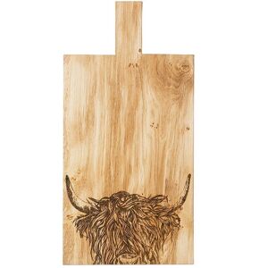 Selbrae House Oak Paddle - Large - Highland Cow in Light Brown Light Brown Selbrae House Oak Paddle - Large - Highland Cow in Light Brown Light Brown