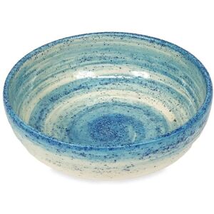 Verano Spanish Ceramics Pastel Beach Hand Painted Kitchen Dining Table Shallow Bowl Set of 4 (Diam) 14cm in Blue Blue Verano Spanish Ceramics Pastel Beach Hand Painted Kitchen Dining Table Shallow Bowl Set of 4 (Diam) 14cm in Blue Blue