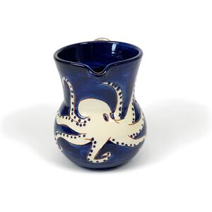 Verano Spanish Ceramics Signature Blue & White Octopus Hand Painted Ceramic Small Pourer Jug 0.5L White Verano Spanish Ceramics Signature Blue & White Octopus Hand Painted Ceramic Small Pourer Jug 0.5L White