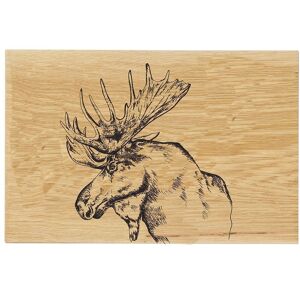 Selbrae House Oak Serving Board - 30cm - Moose in Light Brown Light Brown Selbrae House Oak Serving Board - 30cm - Moose in Light Brown Light Brown