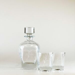 Selbrae House Decanter & Glass Set - Golf in Clear Clear Selbrae House Decanter & Glass Set - Golf in Clear Clear