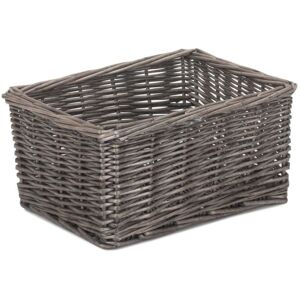 Red Hamper Antique Wash Finish Wicker Tray in Brown Brown Red Hamper Antique Wash Finish Wicker Tray in Brown Brown