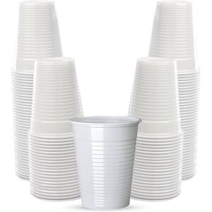 ECONX 7oz/200ml White Plastic Drinking Cups Disposable Vending Glasses X 500 Size: 500 Piece White 500 Piece ECONX 7oz/200ml White Plastic Drinking Cups Disposable Vending Glasses X 500 Size: 500 Piece White 500 Piece